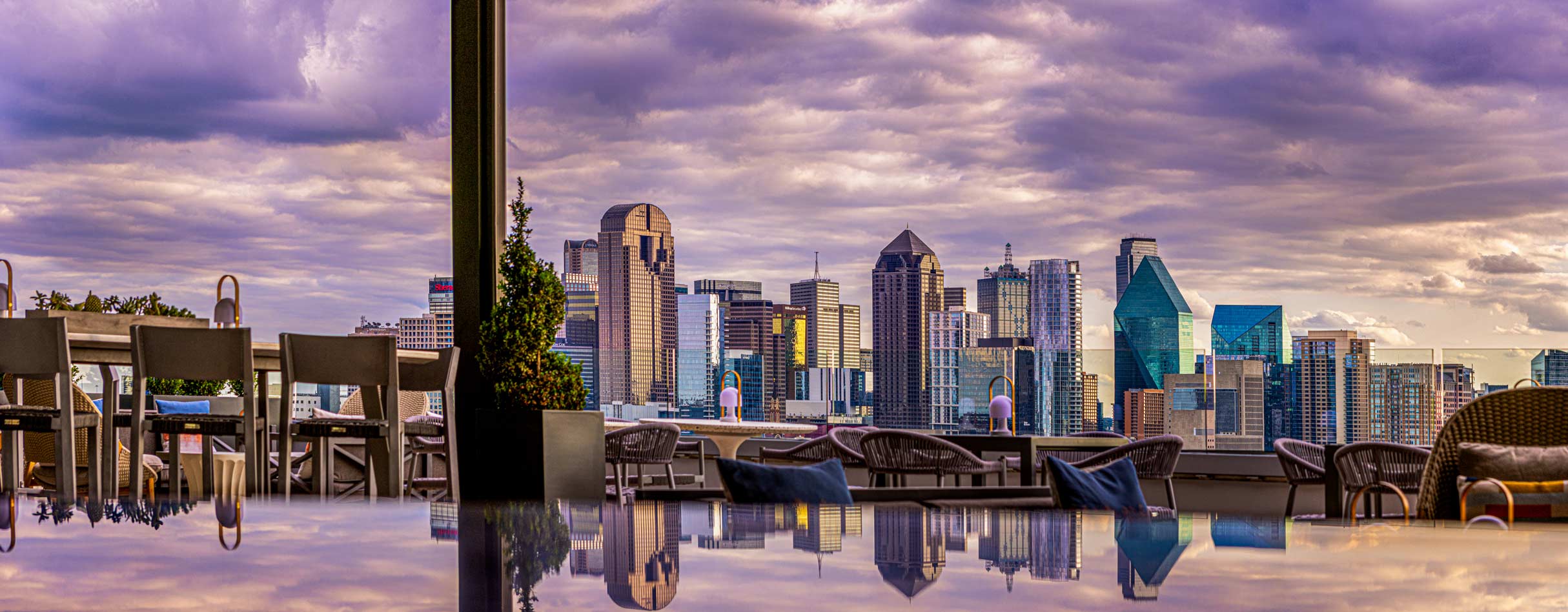 Upside rooftop bar view - Picture of Canopy by Hilton Dallas